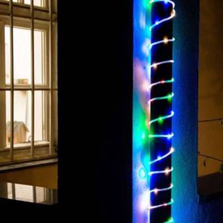 👉 Lichtslang c schemeringssensor multicolour konstsmide christmas helder kunststof Mini LED RGB 500 cm