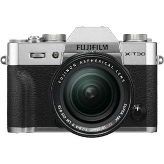 👉 Systeemcamera Fujifilm X-T30 XF18-55 mm 26.1 Mpix Zilver Touch-screen, Elektronische zoeker, Klapbaar display, WiFi, Flitsschoen, Bluetooth