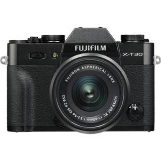 👉 Systeemcamera Fujifilm X-T30 XC 15-45 mm 26.1 Mpix Zwart Touch-screen, Elektronische zoeker, Klapbaar display, WiFi, Flitsschoen, Bluetooth