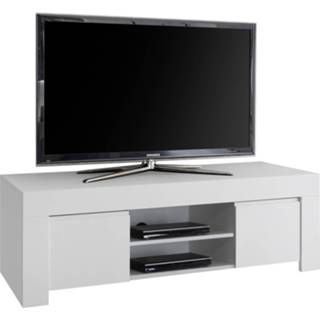 👉 Wit spaanplaat Mat Tv-meubel Firenze 138 cm breed in