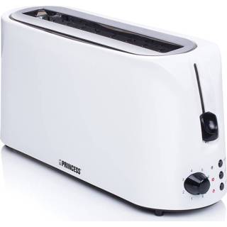👉 Broodrooster wit Princess Long Slot Toaster Cool White 8712836283596