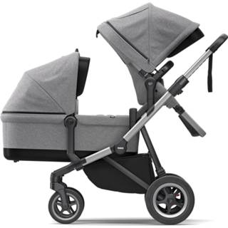 👉 Grijs Thule Sleek Duowagen 0 Mnd Grey Melange