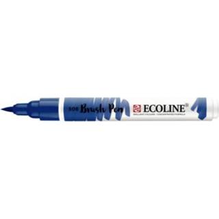 👉 Brushpen Talens Ecoline 508 Pruisischeblauw 8712079388799