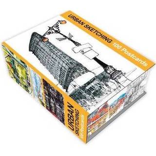 👉 Postkaart Urban Sketching 100 Postcards - Gabriel Campanario 9781631590214