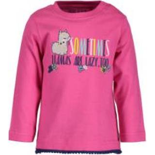 👉 Blue Seven  Girl s shirt met lange mouwen Magenta - Roze/lichtroze - Gr.80 - Meisjes