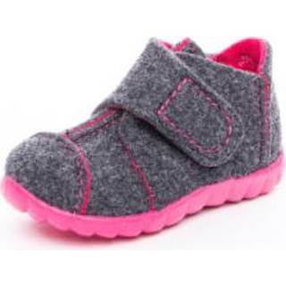 👉 Superfit  Slipper Gelukkige zwarte kombi (medium) - Grijs - Gr.30 - Jongen/Meisjes