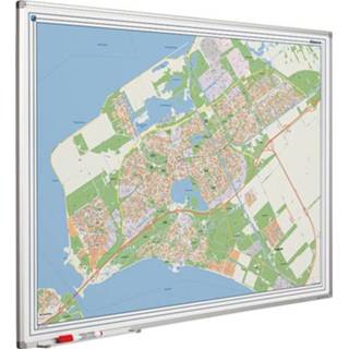 👉 Landkaartbord active Landkaart bord Softline profiel 8mm, Almere 8712752102391