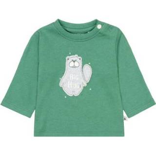 👉 Staccato  Girl s lange mouw shirt arm groen - Groen - Gr.68 - Jongen