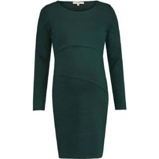 👉 Noppies  Verpleegkundige jurk lijn lijn fles - Groen - Gr.XL