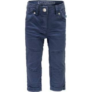 👉 Rennen! Girl De broek is blauw. - Blauw - Gr.104 - Meisjes