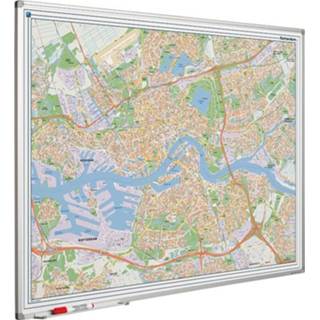 👉 Landkaartbord active Landkaart bord Softline profiel 8mm, Rotterdam 8712752102308