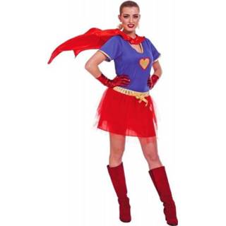 👉 Jurk rood meisjes Girl power jurkje