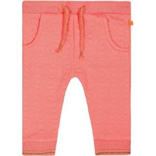👉 Staccato  Girl s joggingbroek soft roze met structuur - Roze/lichtroze - Gr.86 - Meisjes