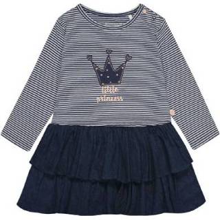 👉 STACCATO Girl s jurk middernacht gestreept