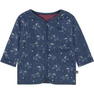 Staccato  Girl s omkeerbaar jack soft met marine patroon - Blauw - Gr.68 - Meisjes
