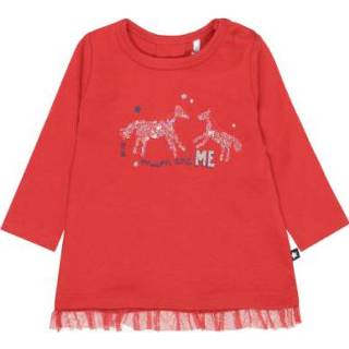 👉 Staccato  Tuniek warm wit - Rood - Gr.68 - Meisjes