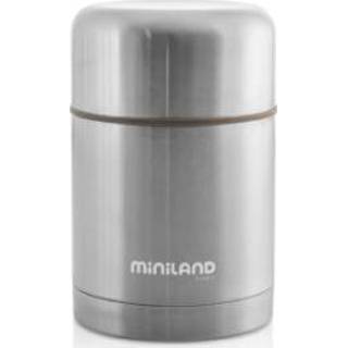 👉 Grijs steel Miniland food thermo s container 600ml - 8413082892234