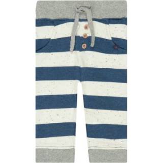 👉 Staccato  Boys joggingbroek gewassen blauw gestreept - Blauw - Gr.86 - Jongen
