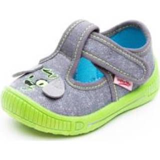 👉 Superfit  Slipper Bully grijs - Grijs - Gr.26 - Jongen