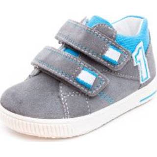 👉 Superfit  Lage schoen Moppy lichtgrijs/blauw (medium) - Grijs - Gr.25 - Jongen