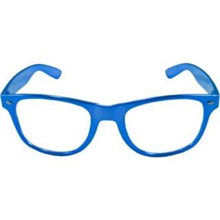 👉 PVC blauw metallic Partybril