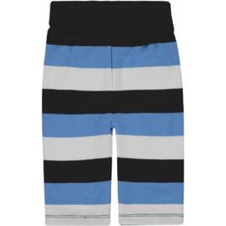 👉 Steiff  Boys Joggingbroek met blokstrepen - Blauw - Gr.80 - Jongen