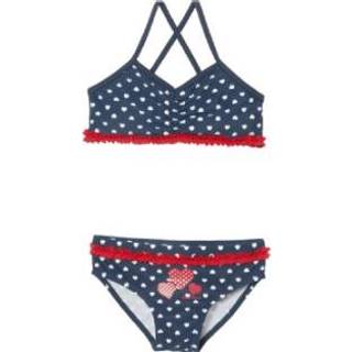 👉 Playshoes  UV-bescherming bikinisharten met UV-bescherming - Blauw - Gr.110/116 - Meisjes