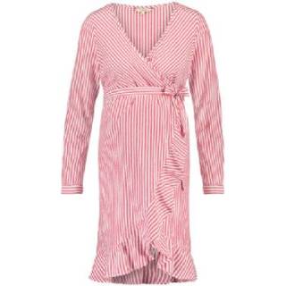 👉 Noppies  Moederschap jurk Oria Crimson Stripe - Roze/lichtroze - Gr.XL