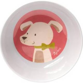 👉 Roze melamine meisjes Sigikid ® Kommetje Hond - Roze/lichtroze 4001190249961