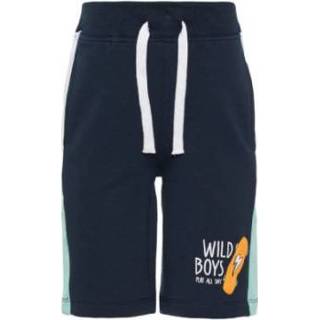 👉 Name it  Boys Shorts Hermelien donker saffier - Blauw - Gr.110 - Jongen