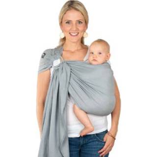 👉 Draagdoek grijs Hoppediz Ring-Sling Ultralight Hamburg Graphit - 4250431349537