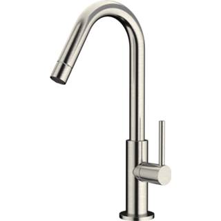 👉 Fonteinkraan metaal geborsteld BWS Allie Hoge Uitloop Waterbesparend 8719304397274
