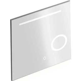 👉 Badkamerspiegel met Verlichting Xenz Desenzano 80x70 cm Spiegelverwarming en Scheerspiegel 8719304401537