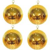 👉 Spiegel goud 4x Disco ballen 30 cm