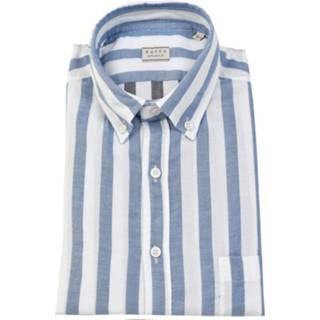 👉 Casual overhemd male blauw