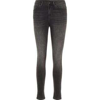 👉 Skinnyjeans vrouwen grijs Skinny jeans High waist