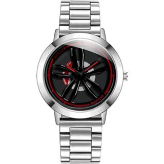 👉 Watch zilver Sanda 1009 Men's Wheel Style Waterproof Quartz