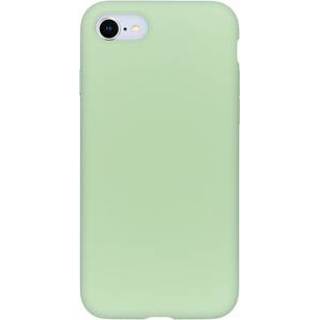 👉 Paars silicone TPU unicolor unisex Liquid Backcover voor de iPhone 8 / 7 - 8719638608329