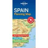 Lonely Planet Spain Planning Map 1st Ed 9781787014527