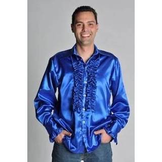 Roezel blouse blauw