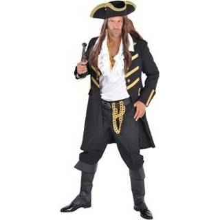 👉 Piraat de luxe mantel zwart