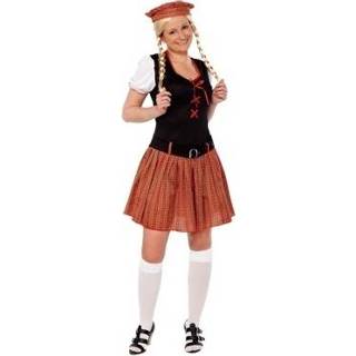 👉 Jurk rood Schots jurkje