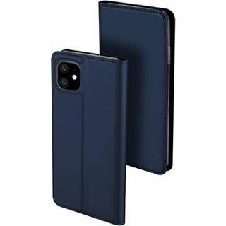 👉 Flipcover blauw Dux Ducis Skin Pro iPhone XR 2 Flip Cover met Kaarthouder - Donkerblauw 5712579944467