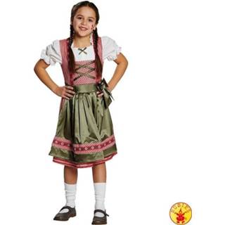 👉 Polyester groen Tirolerjurkje Clara