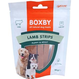 👉 Honden snack Proline Boxby Lamb Strips Lam - Hondensnacks 90 g 8716793902507 8716793900152