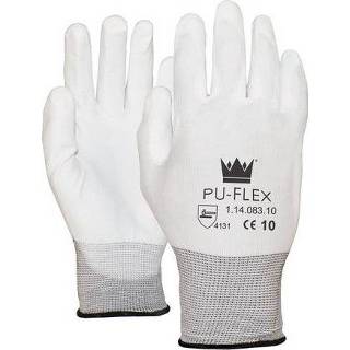 👉 Werkhandschoen wit nylon 10 Werkhandschoenen maat Easy Grip