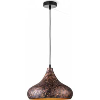 👉 Hanglamp bruin metaal vintage binnen plafond HOME SWEET rusty A Ø 30 cm 8718808022521