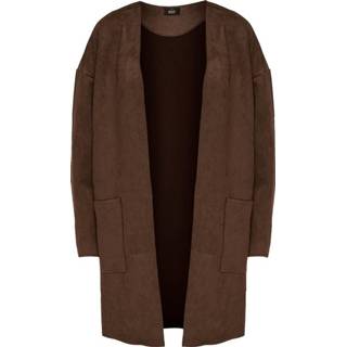 👉 Zwart XL vrouwen bruin Only Onlnicola L/S Cardigan SWT Bitter Chocolate | Freewear