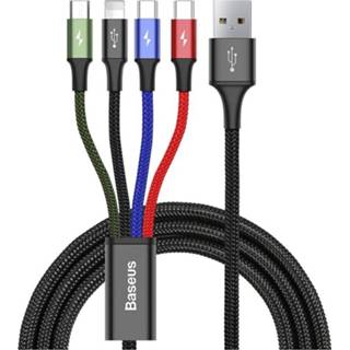 👉 Oplaad kabel zwart Baseus Rapid Series 4-in-1 Data En Oplaadkabel - 1.2m 6953156278493