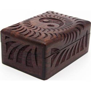 👉 Opbergdoos hout active Duurzaam Yin Yang Handgemaakt 7448126271264